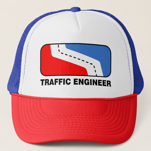 Traffic Engineer League Trucker Hat (Front)