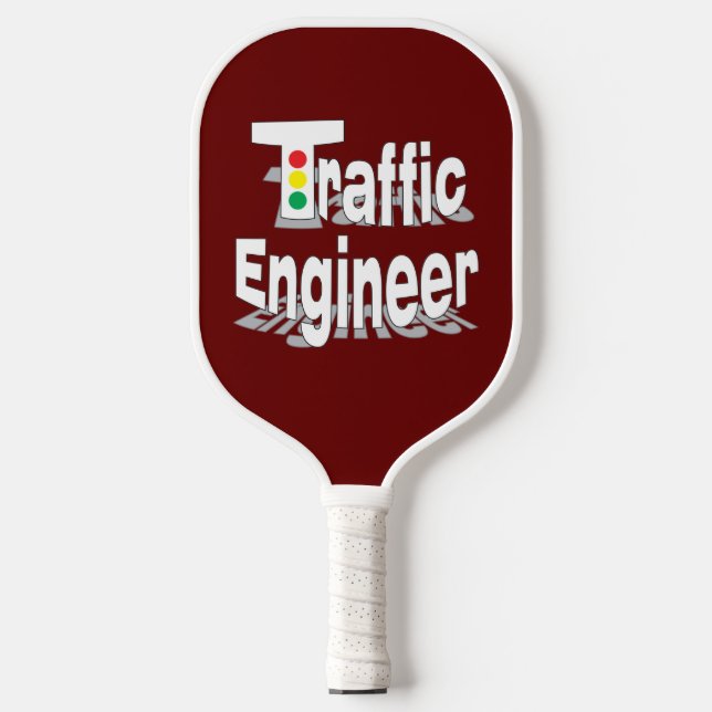 Traffic Engineer Lights Pickleball Paddle (Front)