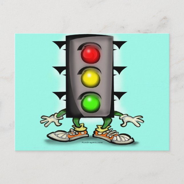 Traffic Fun Postcard (Front)