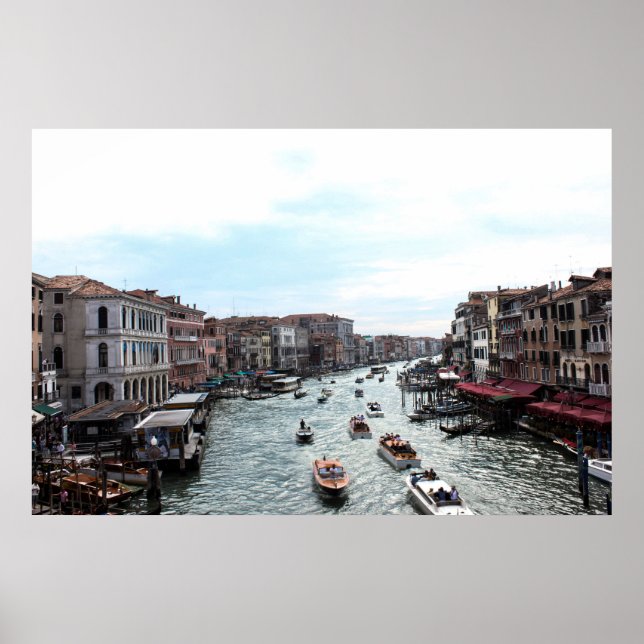 Traffic in Venice Poster (Front)
