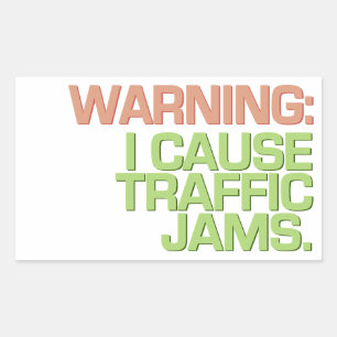 TRAFFIC JAMS custom stickers