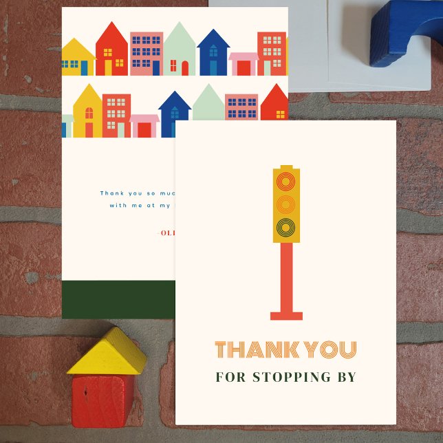 Traffic Light Birthday Party Thank You (Creator Uploaded)