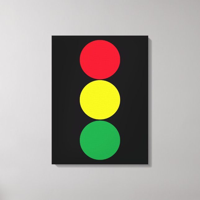 Traffic Light Canvas Print (Front)