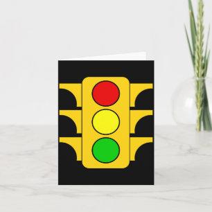 Traffic Light Costume For Halloween Performance Card