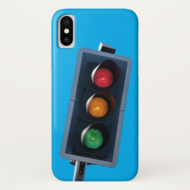Traffic Light Dilemma iPhone X Case (Back)