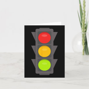 Traffic Light Halloween Costume Stop Go Red Yellow Card