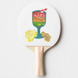 Traffic Light Milkshake Ping Pong Bat Paddle