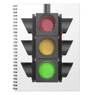 Traffic light notebook