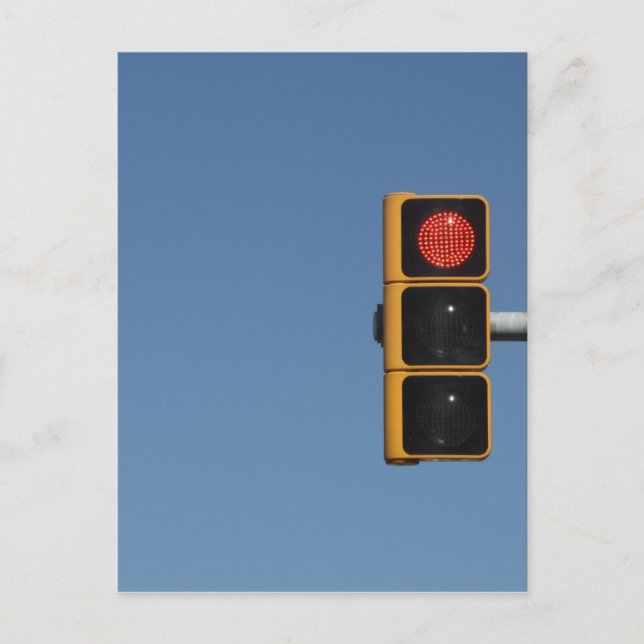 Traffic light postcard (Front)