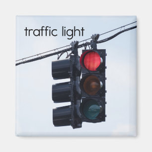 Traffic Light Refrigerator Magnet