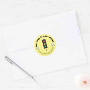 Traffic Light Yellow Envelope Seals