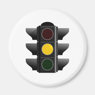 traffic light yellow magnet