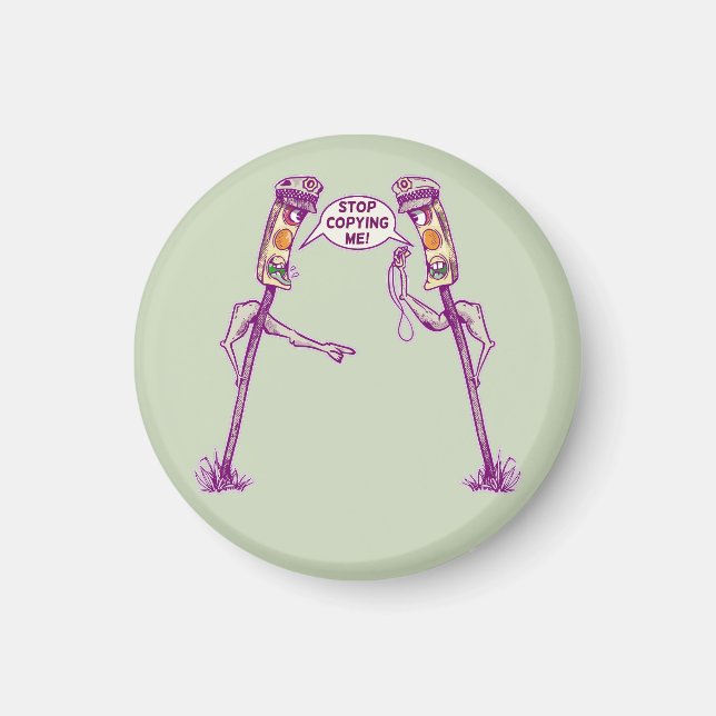 Traffic lights arguing magnet (Front)