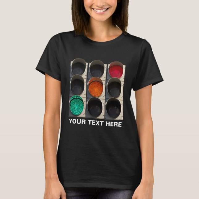 Traffic lights black T-Shirt (Front)