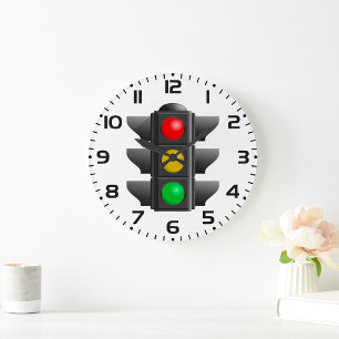 Traffic Lights  Large Clock