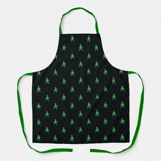 Traffic Lights Man Apron (Front)