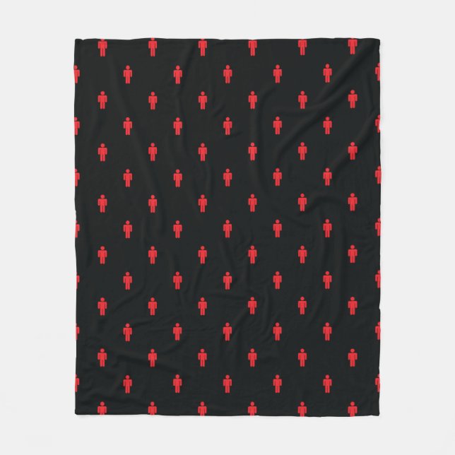 Traffic Lights Man Fleece Blanket (Front)