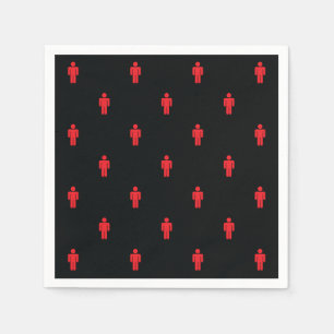 Traffic Lights Man Napkins