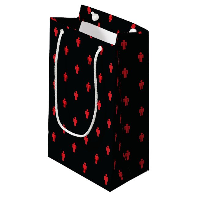 Traffic Lights Man Small Gift Bag (Front Angled)