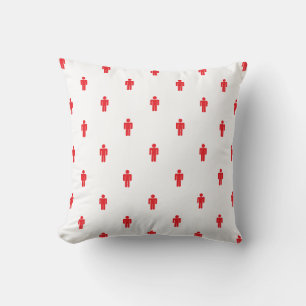 Traffic Lights Man Throw Pillow