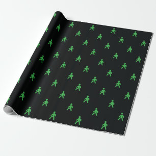Traffic Lights Man Wrapping Paper