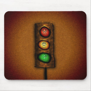 Traffic Lights Mouse Mat