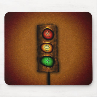 Traffic Lights Mouse Mat