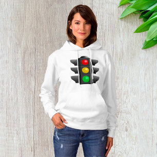Traffic Lights Red Yellow Green Signal Hoodie