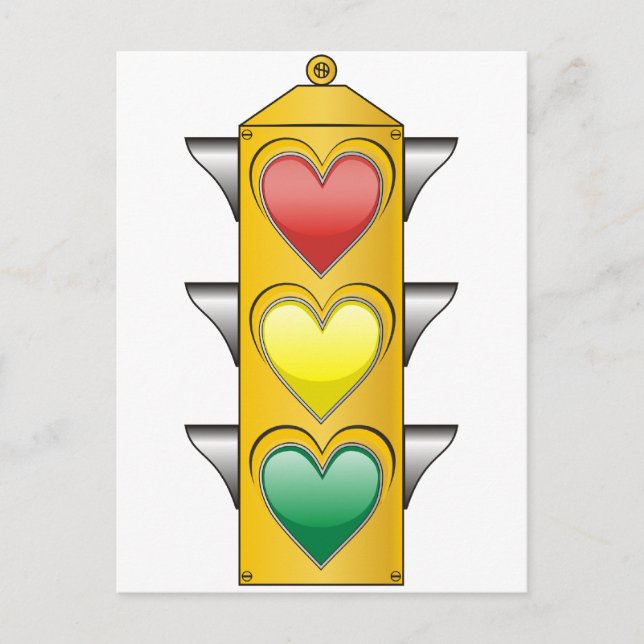 Traffic Love Light Postcard (Front)