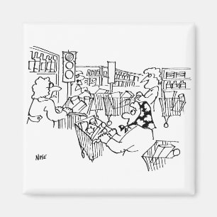 Traffic Management Traffic Lights in a Supermarket Magnet