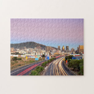 Traffic On Motorway To Cape Town, Western Cape Jigsaw Puzzle