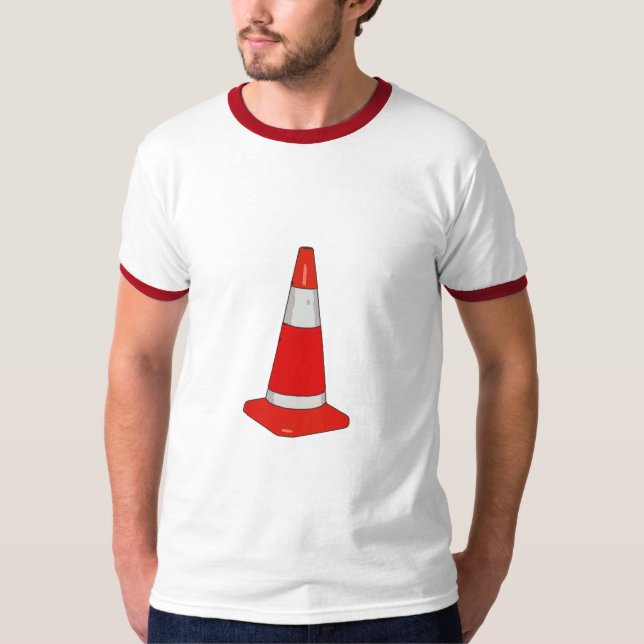 Traffic rubber cone T-Shirt (Front)