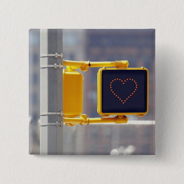 Traffic Sign 15 Cm Square Badge (Front)