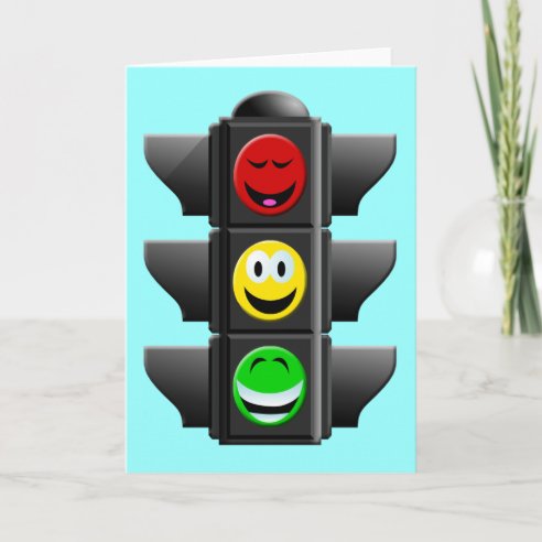 Traffic Light Cards | Zazzle UK