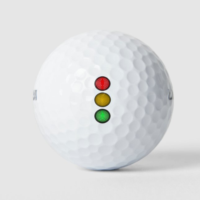 Traffic Signal Light Halloween Group Costume Idea Golf Balls (Front)