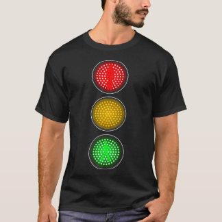Traffic signal light Halloween group party costume T-Shirt