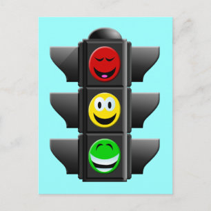 TRAFFIC SIGNAL POSTCARD