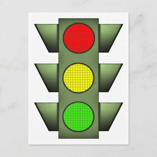 Traffic Signal Postcard (Front)
