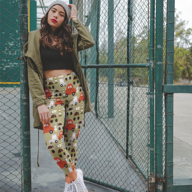 Traffic signals and Cars Leggings (Creator Uploaded)