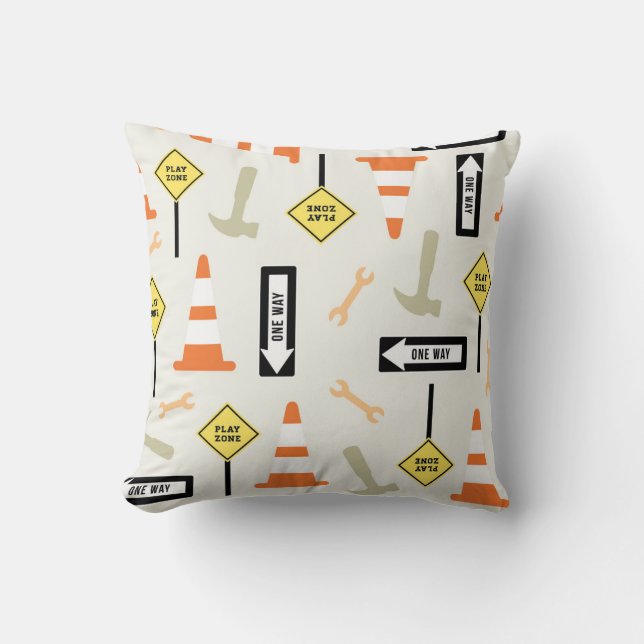 Traffic Signs Home Decor Cushion (Front)