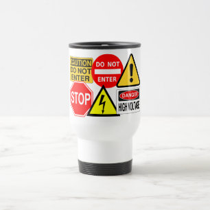 Traffic signs mug - choose style & color