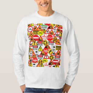 Traffic signs shirt - choose style & color