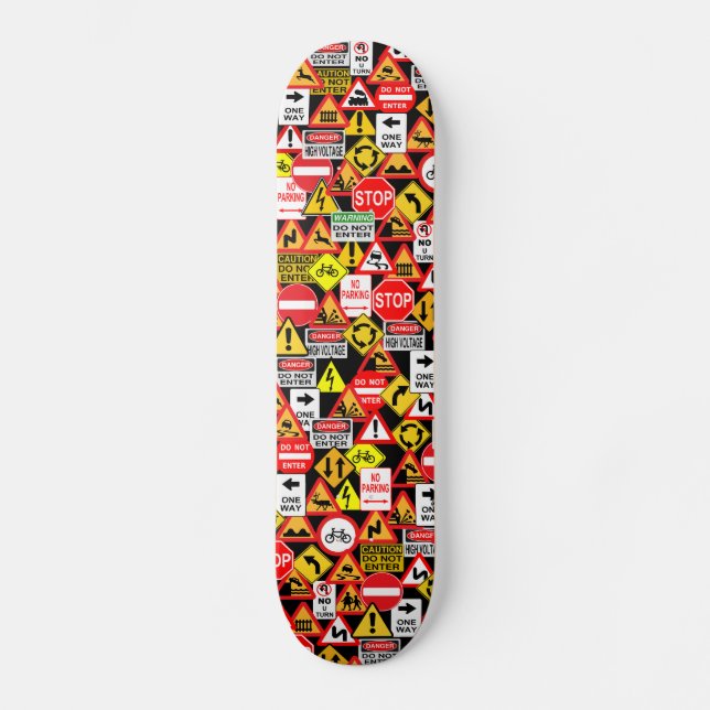 Traffic signs skateboard (Front)
