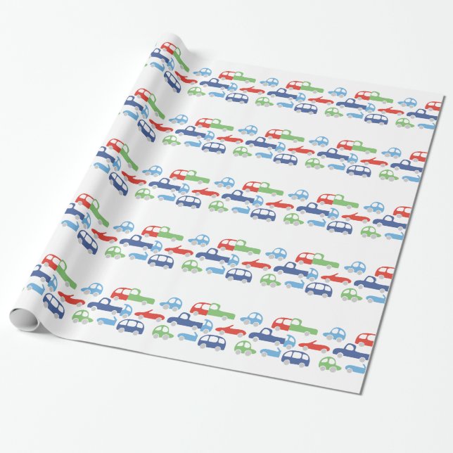 Traffic Wrapping Paper (Unrolled)