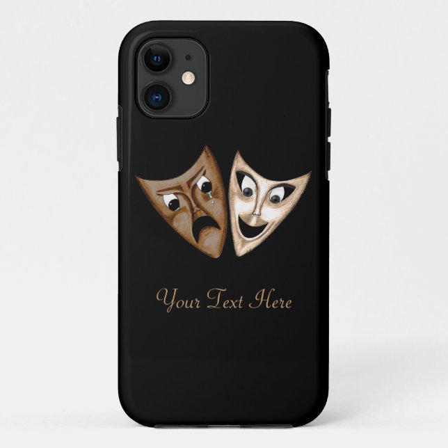 Tragedy & Comedy Case-Mate iPhone Case (Back)