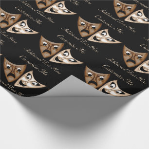 Tragedy & Comedy Wrapping Paper