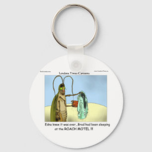 Tragedy @ Roach Motel Gifts Tees Mugs Cards Etc Key Ring