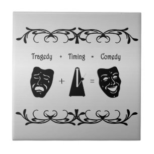 Tragedy + Timing Equals Comedy Theatre Tile