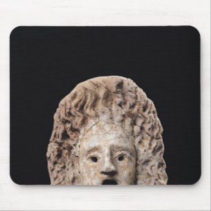 Tragic mask mouse mat