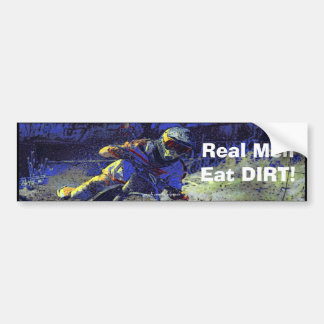 Trail Blazer Motocross Rider Bumper Sticker